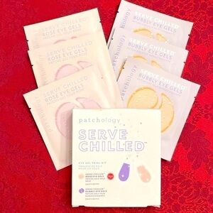 Brand New Patchology Serve Chilled Bubble-Infused Eye Gels Set of 6 Pairs